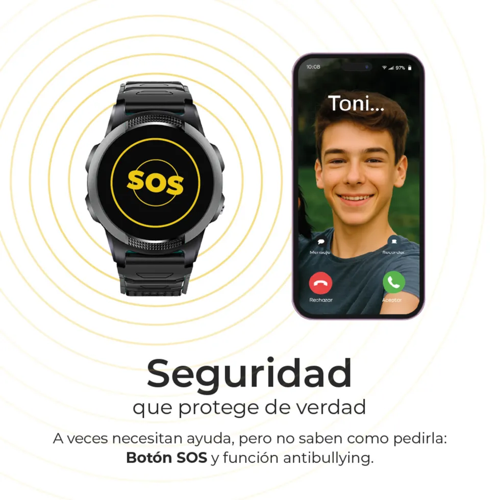 Save Family Slim Smartwatch Verde