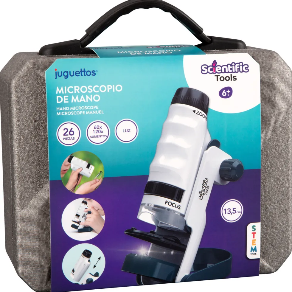 Scientific Tools Microscopio de Mano Maletín