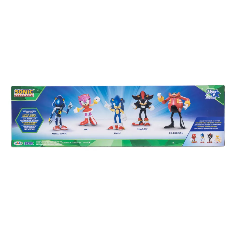 Sonic The Hedgehog Multipack con 5 Figuras
