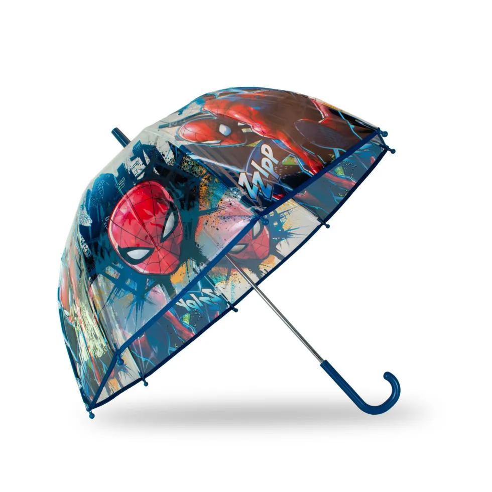 SPIDER-MAN Paraguas Transparente Campana 46 cm