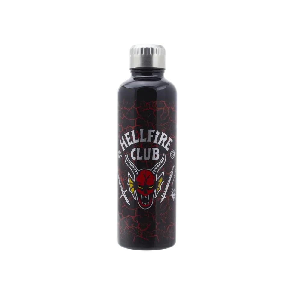 Stranger Things Botella Metálica Hellfire Club