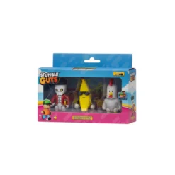 Stumble Guys Pack 3 Figuras Acción Varios Modelos