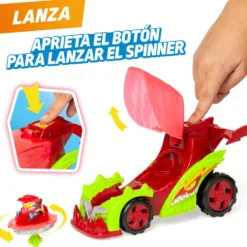 Superthings Rivals of Kaboom Vehículo Turbo Spinner Villain