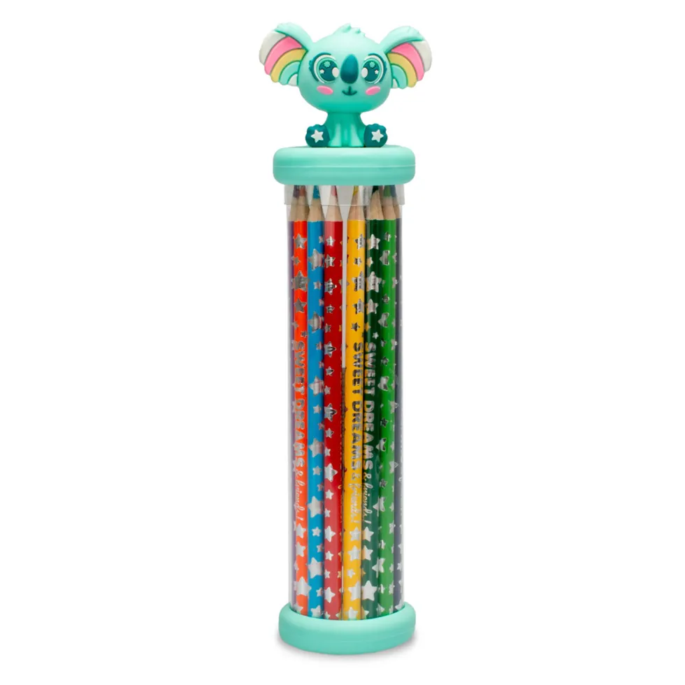 Sweet Dreams and Friends Tubo con Topper 3D y 12 Lápices Varios Modelos