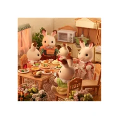 Sylvanian Families Familia Conejo Chocolate