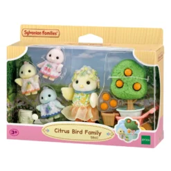Sylvanian Families Familia Pájaro Cítrico Figuras Coleccionables