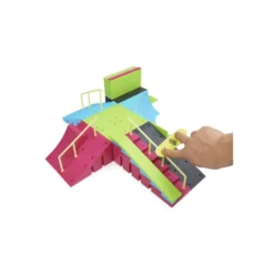 Tech Deck Neon Mega Park Juego de Rampas Brilla en la Oscuridad