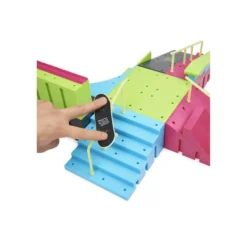 Tech Deck Neon Mega Park Juego de Rampas Brilla en la Oscuridad