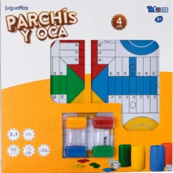 Tetoca Parchís y Oca 4 Jugadores 40 cm