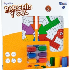 Tetoca Parchís y Oca 6 Jugadores 40 cm