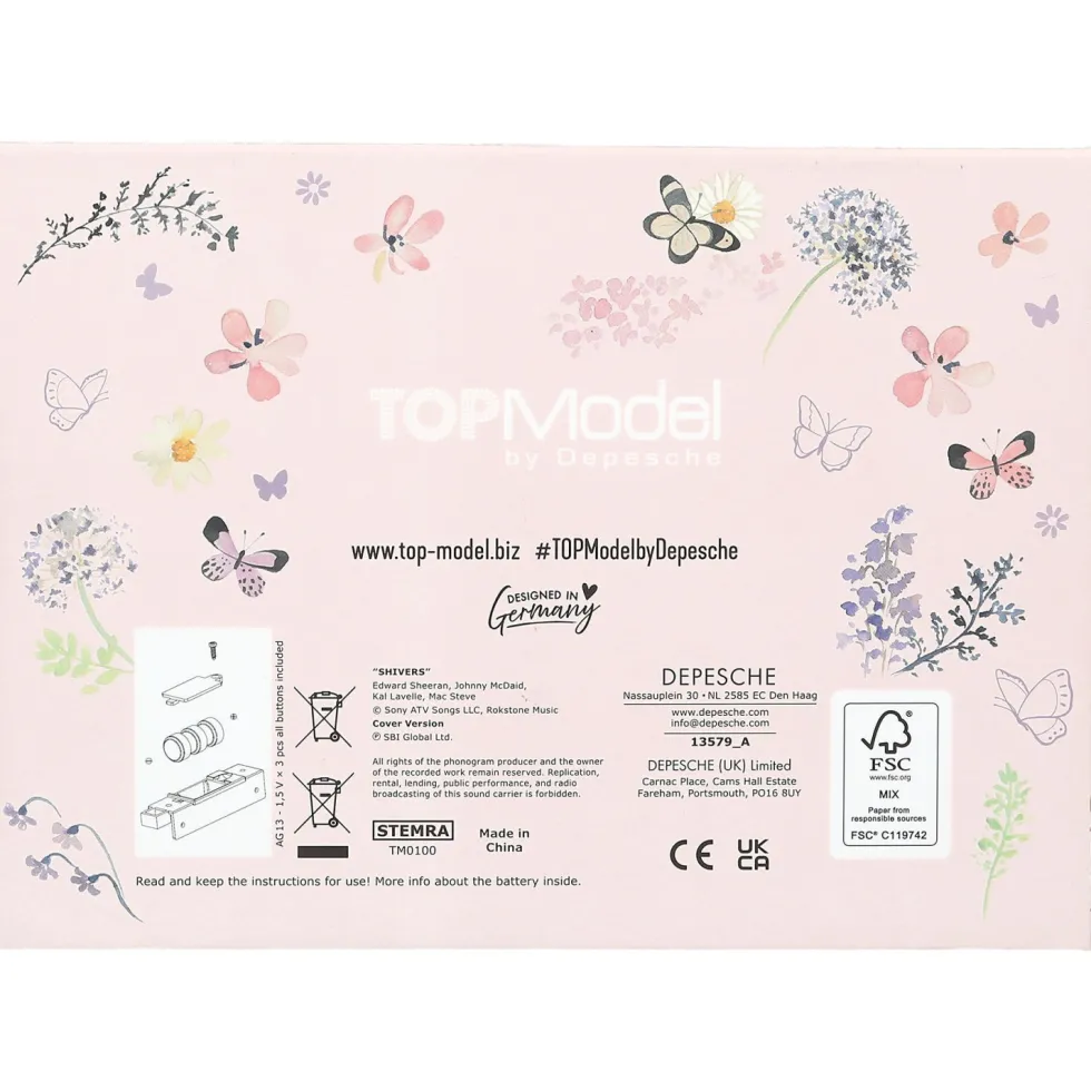 TOPModel Joyero Grande con Código y Sonido Summer Feeling