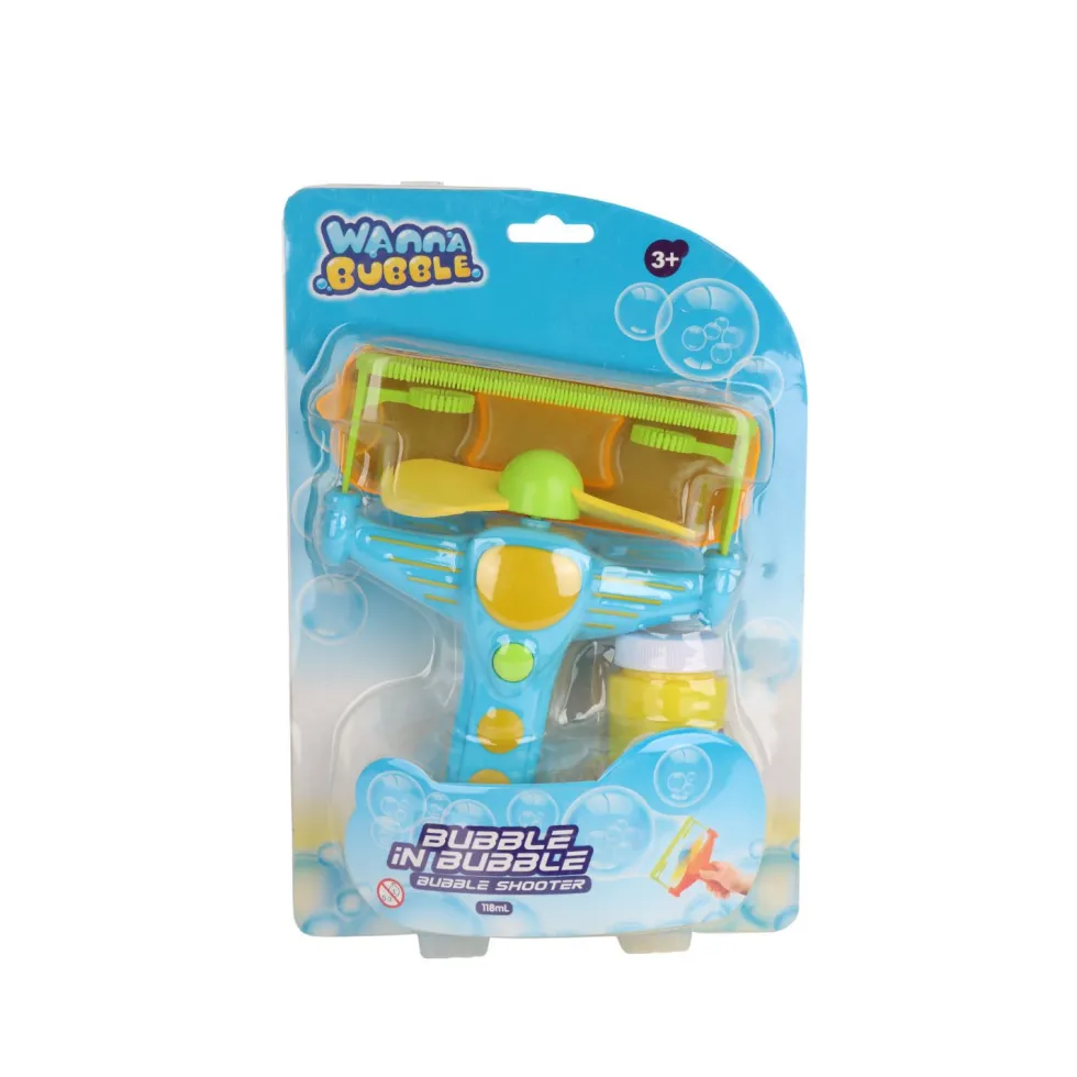 Ventilador de Pompas Doble con Líquido para Pompas 120 ml Varios Modelos
