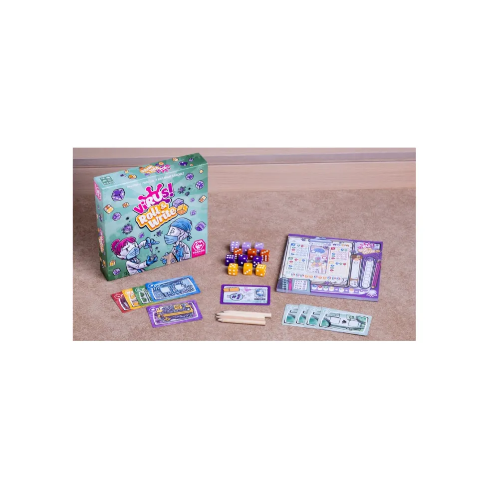 Virus! Roll & Write Juego de Mesa