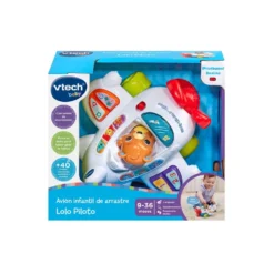 VTech Baby Avión infantil de Arrastre Lolo Piloto