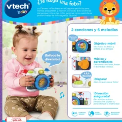 VTech Baby Cámara Réflex Baby Interactiva de Fotos y Recuerdos