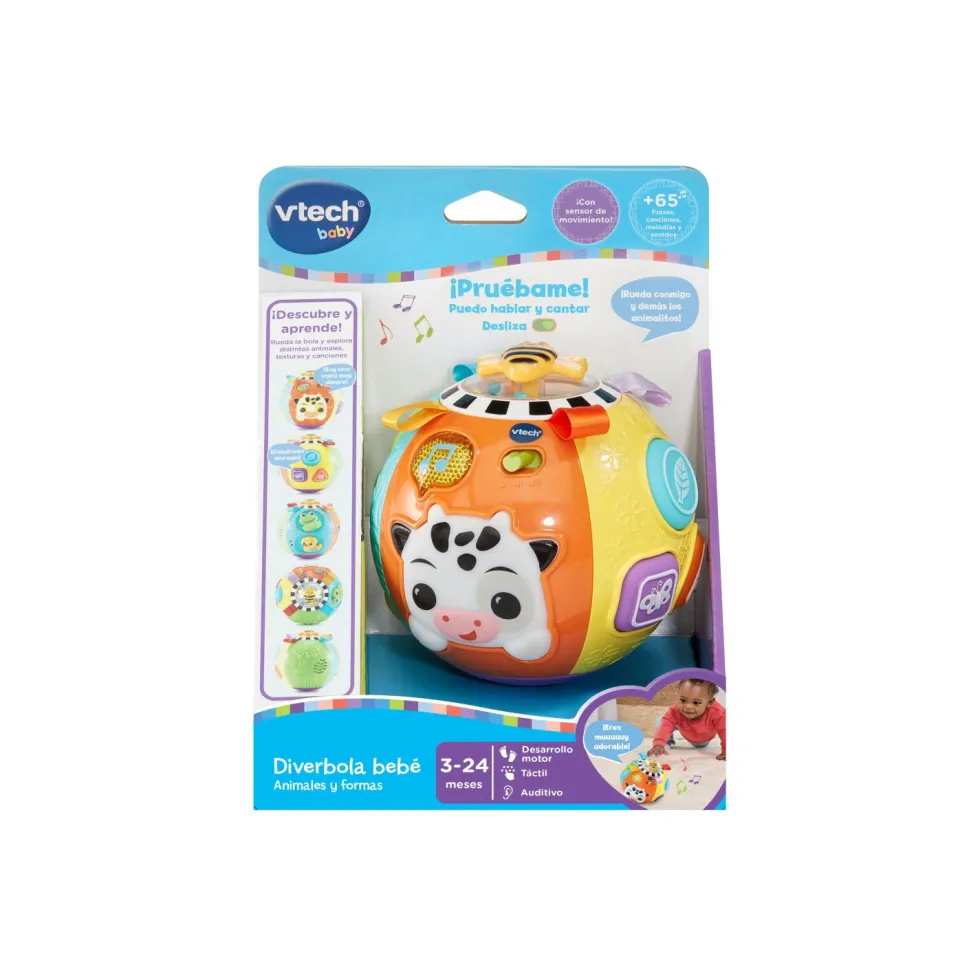 VTech Baby Diverbola Bebé Animales y Formas