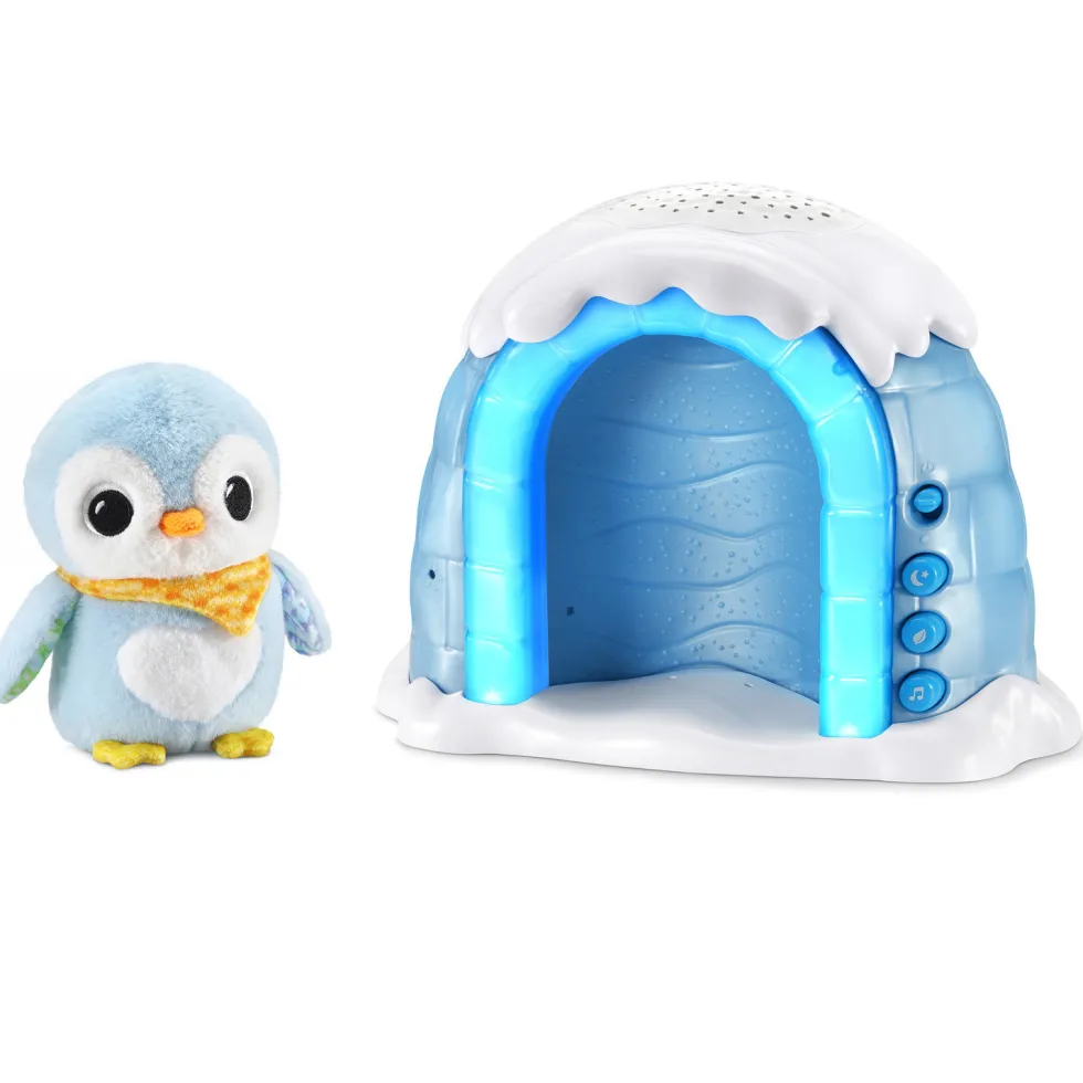 VTech Baby Iglú Proyector Peluchito Pingüino Interactivo