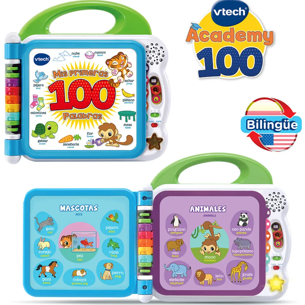 VTech Baby Mis Primeras 100 Palabras Bilingüe
