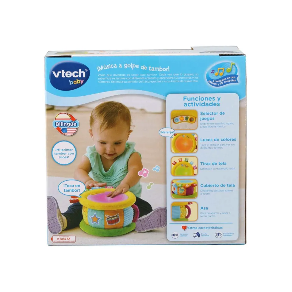 VTech Baby Tambor Lces Mágicas Bilingüe