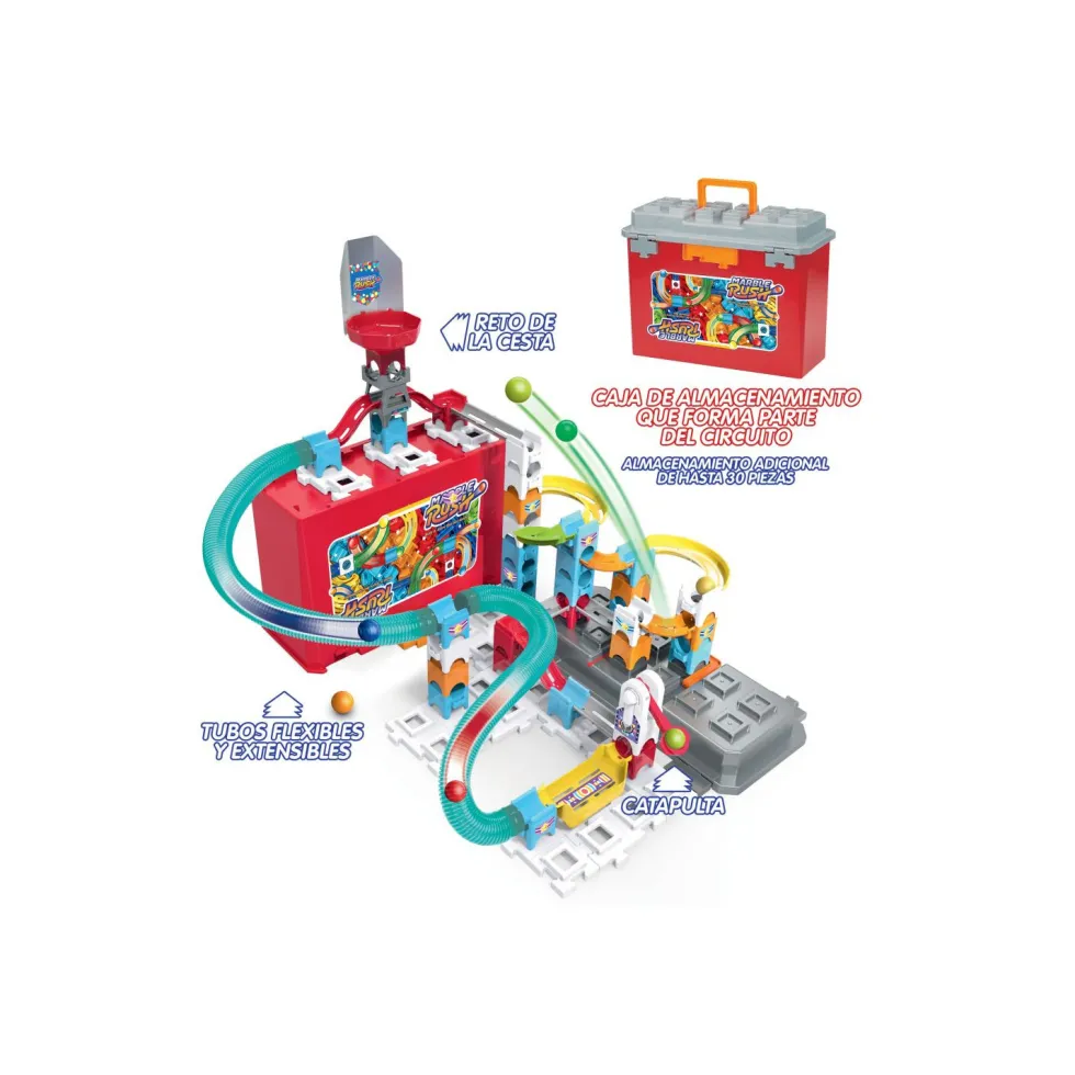 VTech Marble Rush Circuito de Canicas Interactivo Storage Box